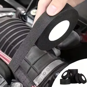 Flexible Adhesive Tape, Heat Resistant Automotive Harness Tape, Noise Resistant and Durable, Fireproof Automotive Tape for Sound Insulation, Woven Shock Absorbing Tape