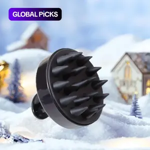 Silicone Scalp Massage Brush, Comfort Lightweight Silicone Massage Brush, Hair Massaging Scalp Massager, Hair Care Tool for Home & Salon, Hygiene Products, Hair Products, Scalp Scrubber, Exfoliating Brush, Shower Brush, Silicone Bath Brush