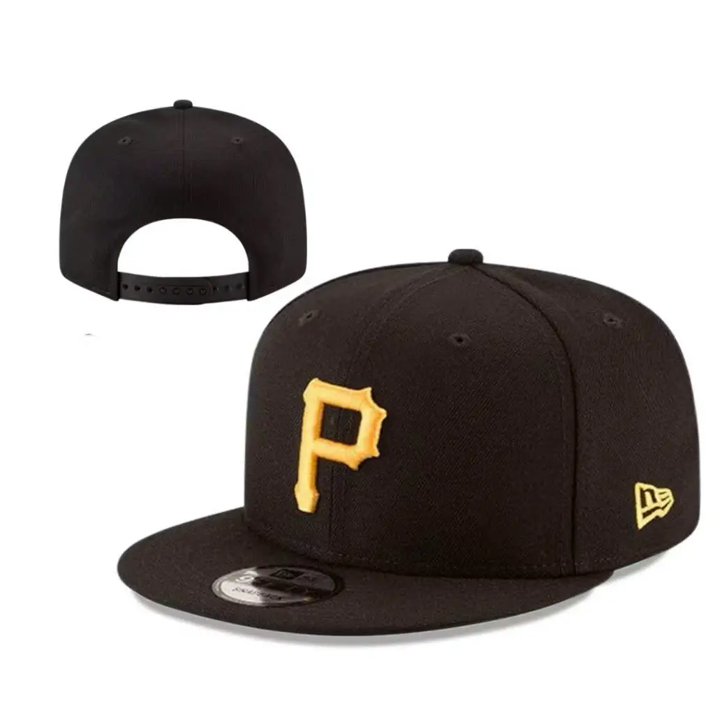 MLB New Era Snapback Adjustable Flat Bill Baseball Cap - Premium Team Logo (Yankees, Braves, Cubs, Reds, Guardians, Pirates, Cardinals, Nationals) - Unisex Streetwear Hip Hop Headwear