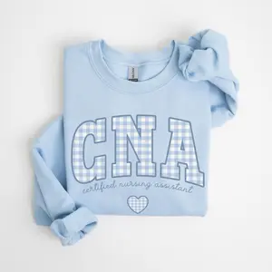 CNA T-Shirt / Sweatshirt  ,  Nursing Assistant Gifts Nurse Assistant Grad Hoodie Crewneck Medium Unisex Pullover Tops Comfort