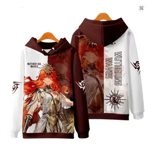 Game Wuthering Waves Cosplay Hoodie 3D Camellya Print Men Women Anime Sweatshirt Autumn/Winter Hoodies Casual Y2k Tracksuit Coat