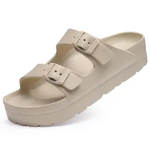 Stylish Women's Platform Sandals - Ultra-Comfortable, Breathable, Open-Toe Summer Shoes with Slip-Resistant Soles, Adjustable Straps, and Cushioned Insoles for Casual, Relaxing Walks
