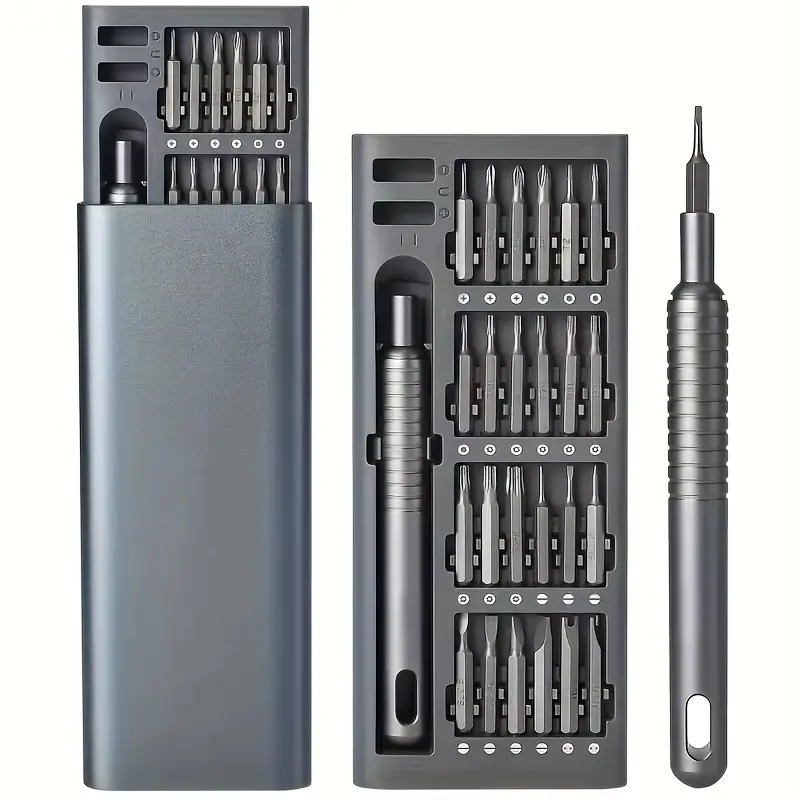 25-in-1 Mini Screwdriver Set - Flat Head, Cross Head Screwdrivers for Electronic Product Repair