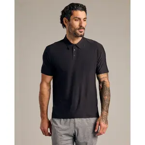 True Classic Men's Active Short Sleeve Polo - Moisture-Wicking, 4-Way Stretch Performance Shirt for Vacation Outfits,Golf, Travel, Work & Everyday Athletic Menswear