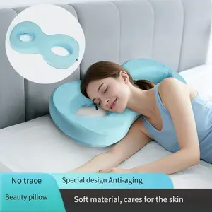 New Side-Sleeping Beauty Pillow – No Face Pressure, Anti-Wrinkle & Anti-Neck Line, Eye-Friendly, Ear-Protective, Skin-Caring Pillow