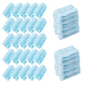 20/30/50/100 Pieces Disposable Duster Refill Compatible with Swiffer Blue Duster Replacement Head, Without Handle