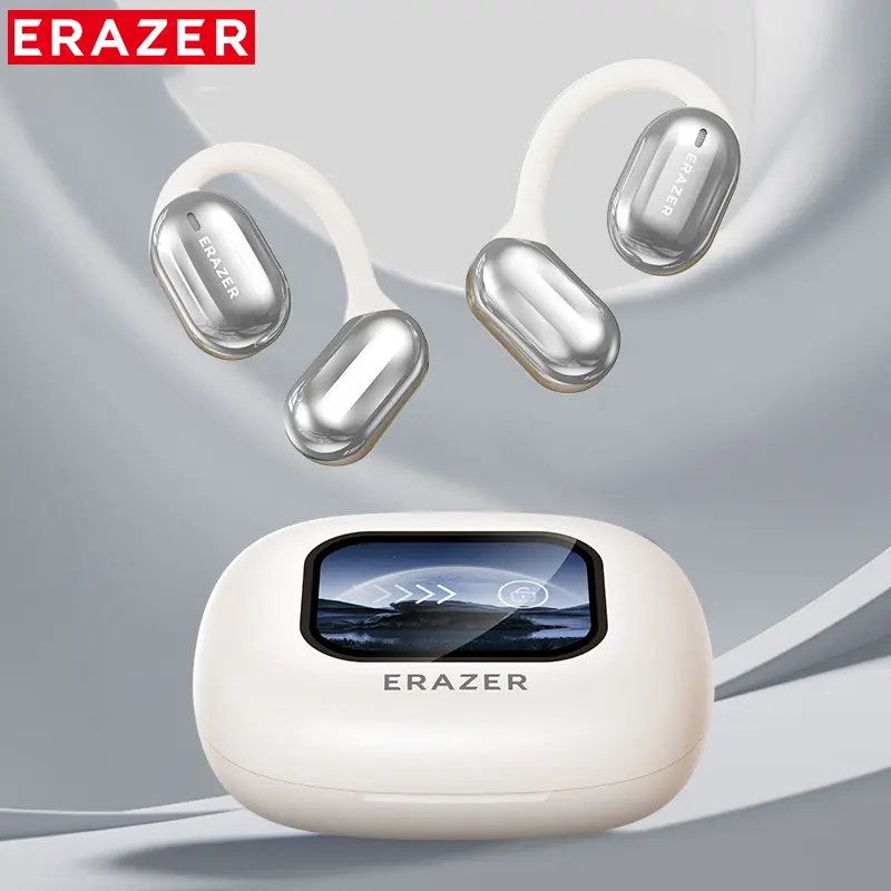 ERAZER XP2 OWS Touch Screen Earphone Bluetooth 5.4 Wireless Headphones oise Canceling TF Card Headset HIFI Stereo Full-Color Display Multifunctional Earbuds With Mic