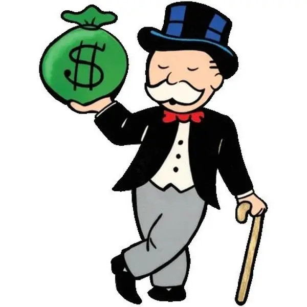 Richie Rich Monopoly Sticker