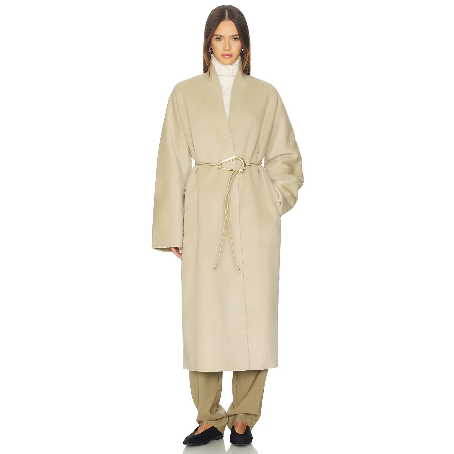 SRG Jolie Coat in Grey Beige
