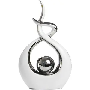 Home Decor Modern Abstract Art Ceramic Statue Table Decorations for Dining Room Living Room Office Centerpiece