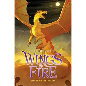 USED-The Brightest Night (Wings of Fire #5) by Sutherland, Tui T. (Hardcover)