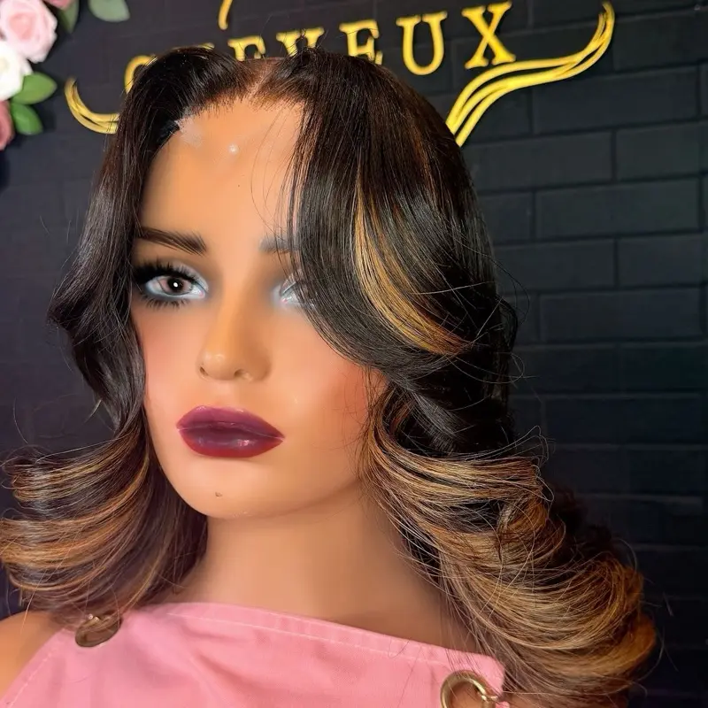 Bella Luxe is a glueless 2x6 closure wig designed for a secure small–medium fit, offering effortless luxury and soft glam elegance.