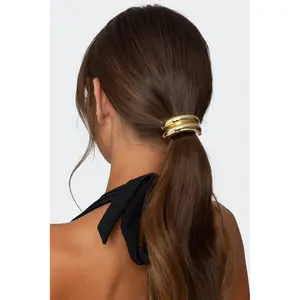 Sleek Double Cuff Hair Tie
