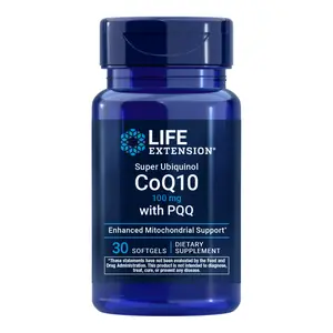 Life Extension Super Ubiquinol CoQ10 with PQQ 100 MG, 30 Softgels