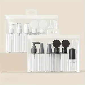 11pcs/set Pet Travel Storage Bottles for Shampoo Lotion and Toner, Portable and Separate Packaging for Travel Essentials, Toiletries Storage Bottle
