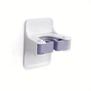 Broom Holder, Sturdy Broom Holder Wall Mount, Broom Gripper Holds Self Adhesive No Drilling Super Anti-Slip, Broom And Dustpan Hanger
