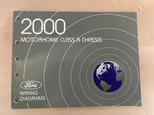 2000 Ford Motorhome Class A Chassis Wiring Diagrams Schematics Drawings