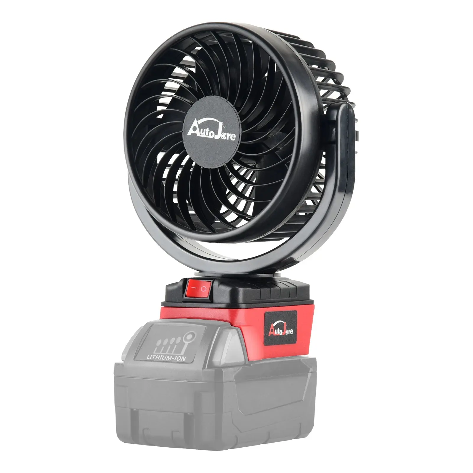 M18 Portable Cordless Jobsite Fan For Milwaukee 18V Battery,For Camping Workshop