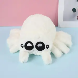 Plush Spider Toy for Halloween Fun, Whimsical Halloween Costume Accessory, Perfect for Halloween Party Decorations, Soft Stuffed Animal