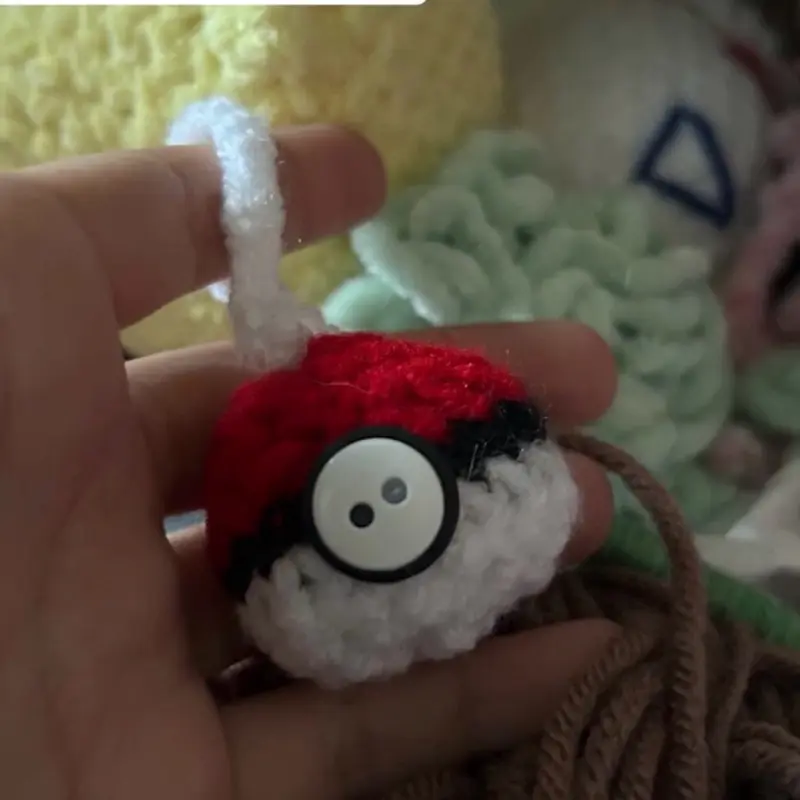 Pokeball keychains