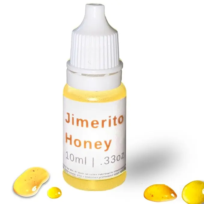 Jimerito Honey Drops - 10 ML - Miel Melipona - Gotas de Miel Chumelito Miel Virgen - Stingless Bee Honey from Yucatan Peninsula - Pure and Unprocessed