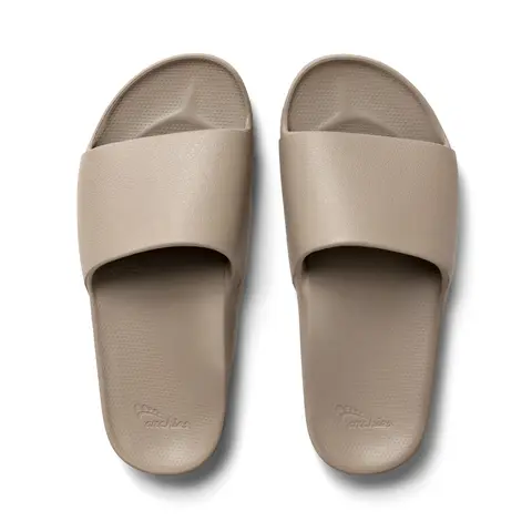 ARCHIES Taupe Arch Support Slides