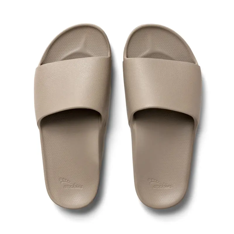 ARCHIES Taupe Arch Support Slides