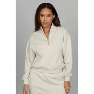 Natural LuxeSoft Lounge Quarter Zip