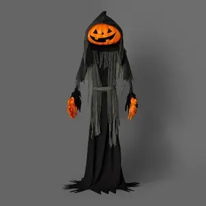8' Light and Sound Pumpkin Halloween Ghoul - Hyde & EEK! Boutique
