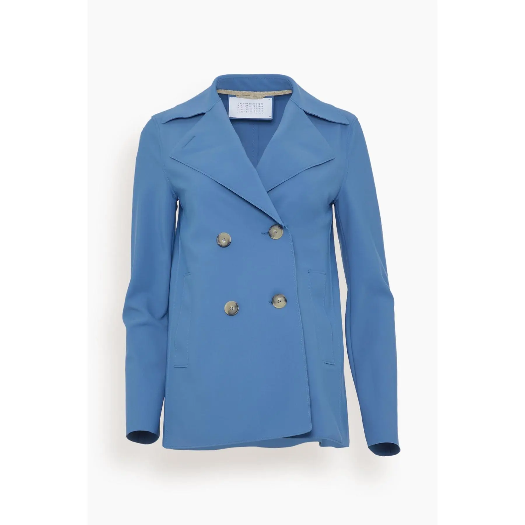 Scuba Peacoat in Denim Blue