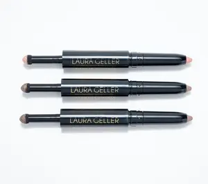 QVC Laura Geller Make it a Double Dual-Ended Eyeshadow Stick Trio, Beauty & Personal Care Makeup Product