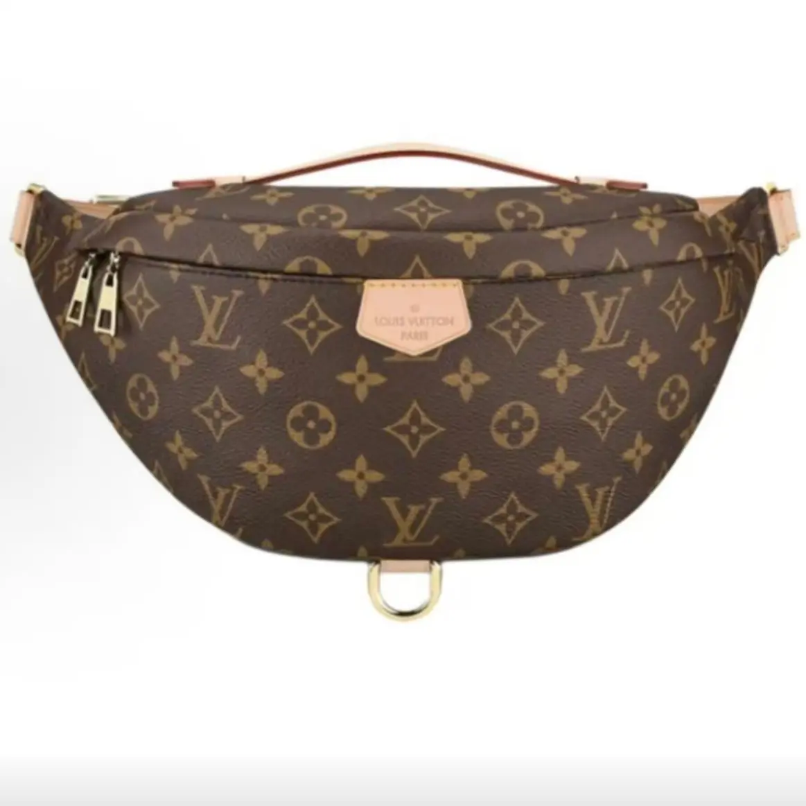 Pre-owned Louis Vuitton Monogram Bumbag Authentic Microchip Verified Waist Chest Bag Zipper Fanny Pack