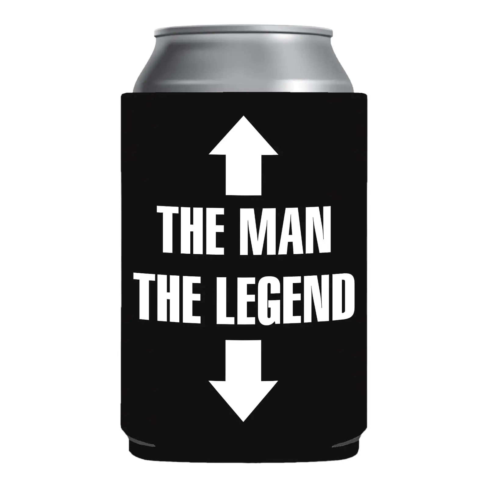 The Man The Legend Can sleeve beer can holder sleeve party summer beach Coolie College Party Drinkware Bottles Mug Tumbler Cup Indoor  mens gifts