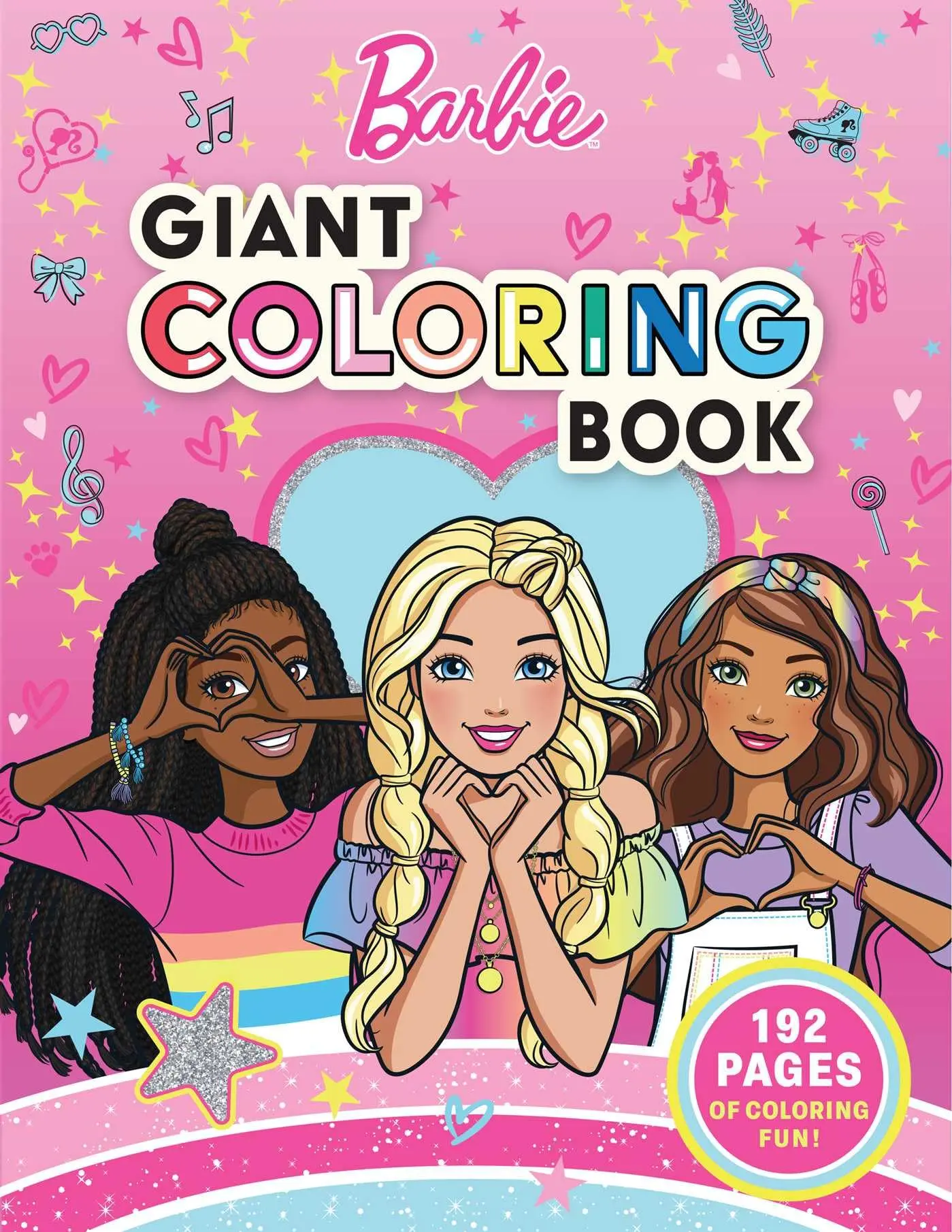 Barbie: Giant Coloring Book -- Mattel - Paperback