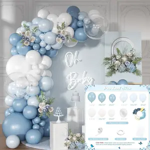 Small Clear Color Arch Flower Ring Balloon Combination, First Birthday Wedding Decoration, Opening Ceremony Kindergarten School Start Engagement Proposal Graduation