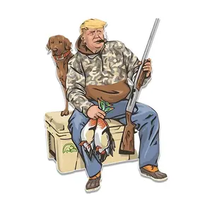 Trump Duck Hunting Sticker 2024, Decals for Guns Laptop Water Bottles Books
