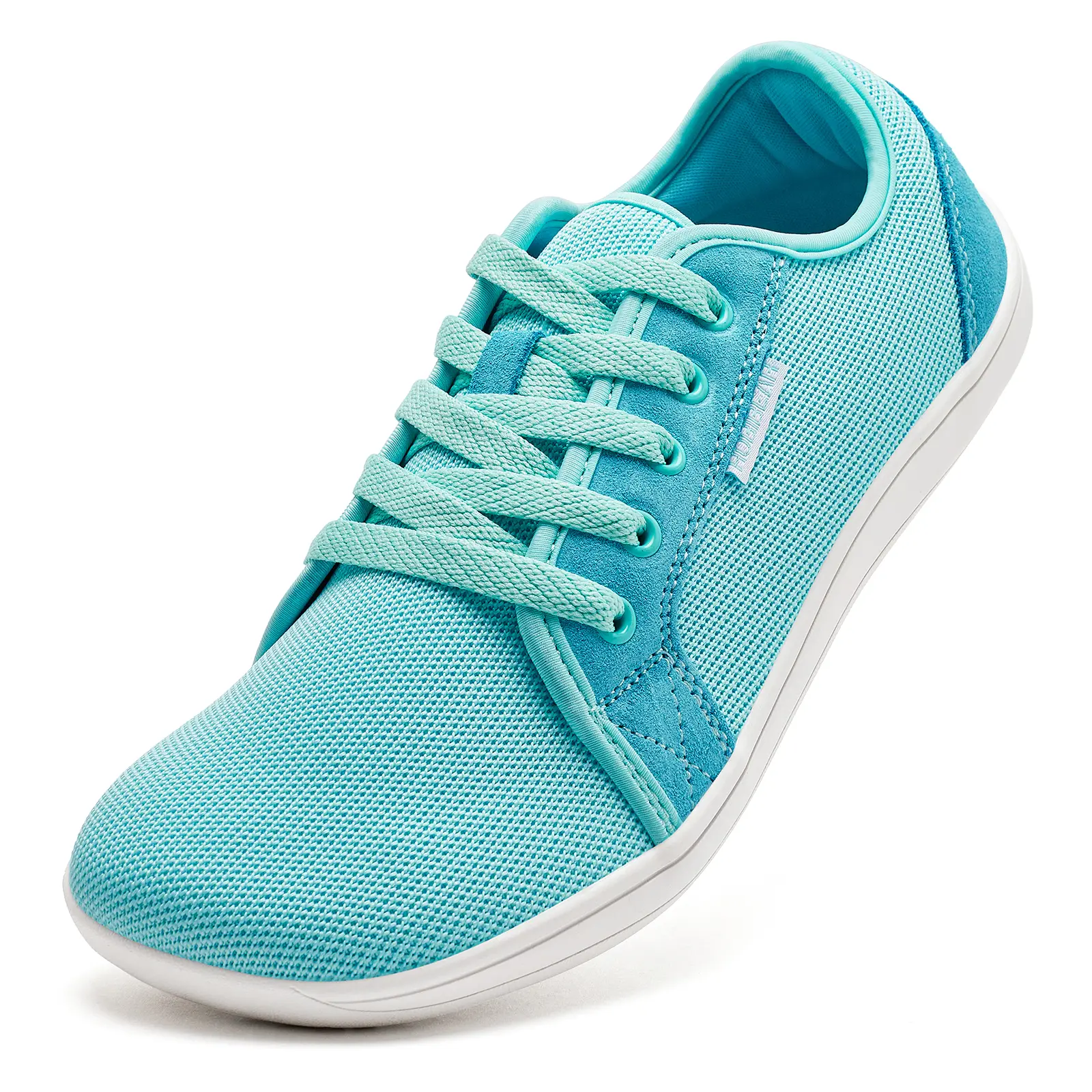 HOBIBEAR Men's Minimalist Wide Toe Barefoot Casual Sneakers - Faux Fur Upper, 0-Drop, Wide Width, Casual Athletic Footwear, Lightweight Footwear, Walking Shoes, Sky Blue Outdoor Shoes, Trainer, Barefoot Casual Trainers