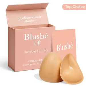 Blushé Sticky Lift Inserts Instant Lift Reusable & Washable Invisible Support for Any Outfit  Double Sided Strapless Bra Blushe
