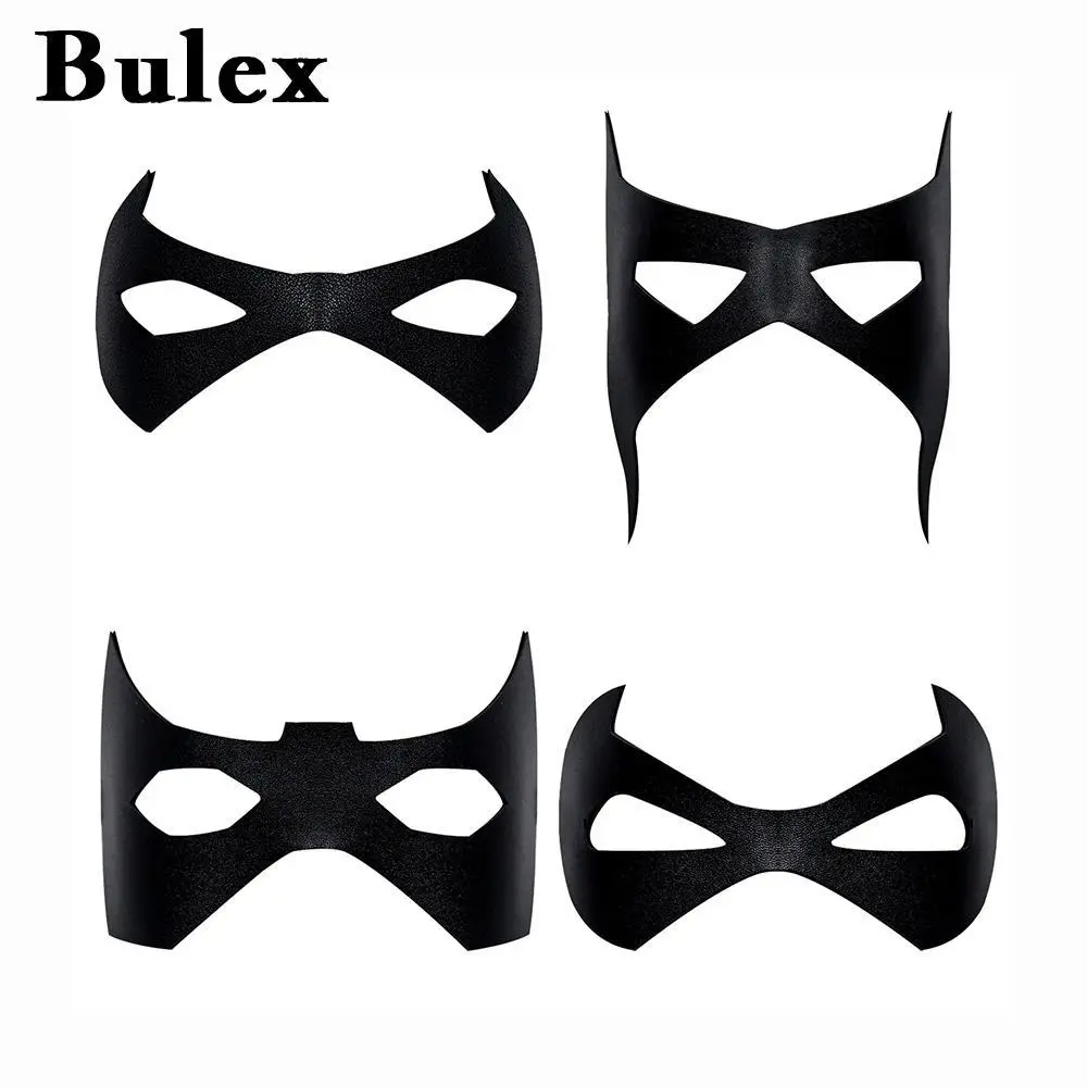 Bulex Adults Bat Superhero Night Knight Grayson Cosplay Nightwing Costume For Women Men  Halloween Masquerade Eye Mask