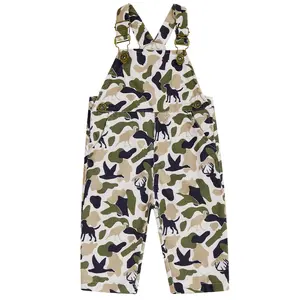 Toddler Baby Boy Girl Overalls Romper Camouflage Deer Mallard Duck Print Sleeveless Jumpsuit Suspender Pants Kids Toddler Hunting Clothes