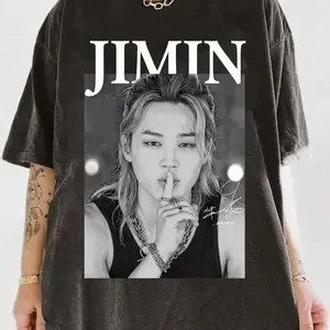 Comfort Colors Vintage Kpop Jimin Signature Shirt
