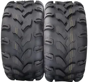 Set of 2 ATV Tires - 22x10-10 Tubeless All-Condition Replacement Tire for Four-Wheel & UTV, Durable & Versatile Go-Kart Tires