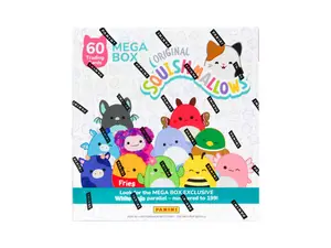 Panini 2025 Squishmallows Counter Display Box (Mega Box)