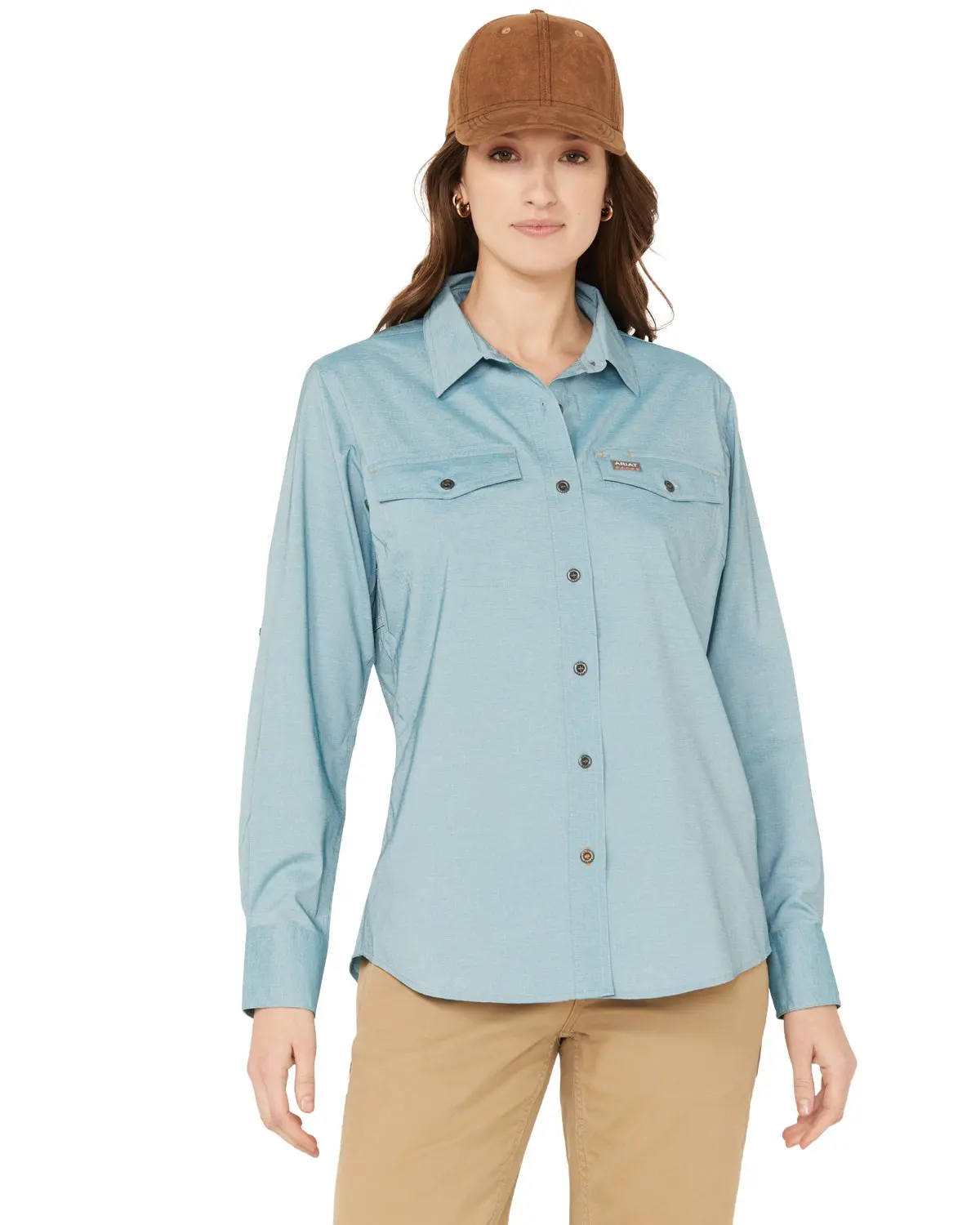 Ariat Women's Women'S Rebar Venttek Long Sleeve Button Down Work Shirt - 10043564