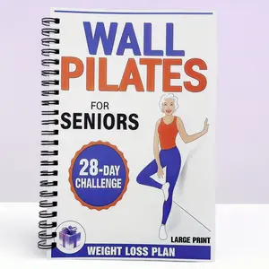 Wall Pilates Guide: 112 page workout plan for seniors and beginners-weight loss, balance and strength training with step-by-step instructions, workout guide, beginner fitness, easy to read text, Whole Body Workout
