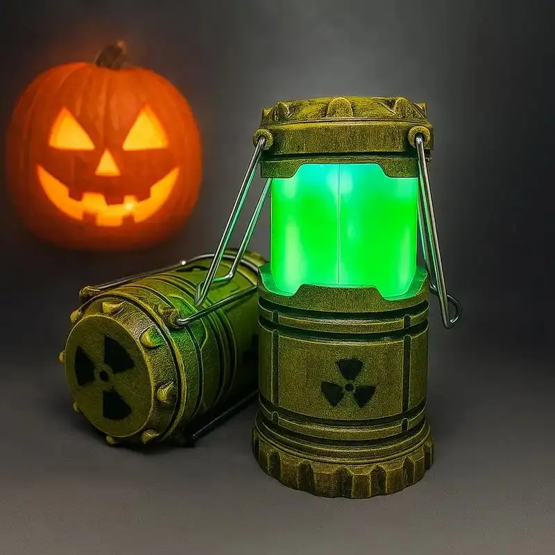 Fallout Inspired Mini Nuclear Reactor Lantern Toy Handheld Lamp Portable Retro Camping Lamp Home Outdoor Decor Birthday Gift Cosplay Props, Fallout, Halloween Decoration