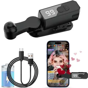 Auto Clicker Smart Tapper for iPhone, iPad, Android, TikTok — Auto Touch Device with Adjustable Speed, Instant Clicker for Live Stream Likes, Social Media Tasks (Black)