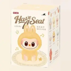 POPMART Labubu The Monsters Have A Seat Series Vinyl Plush Pendant Set Collectible Figure Toy Figurine