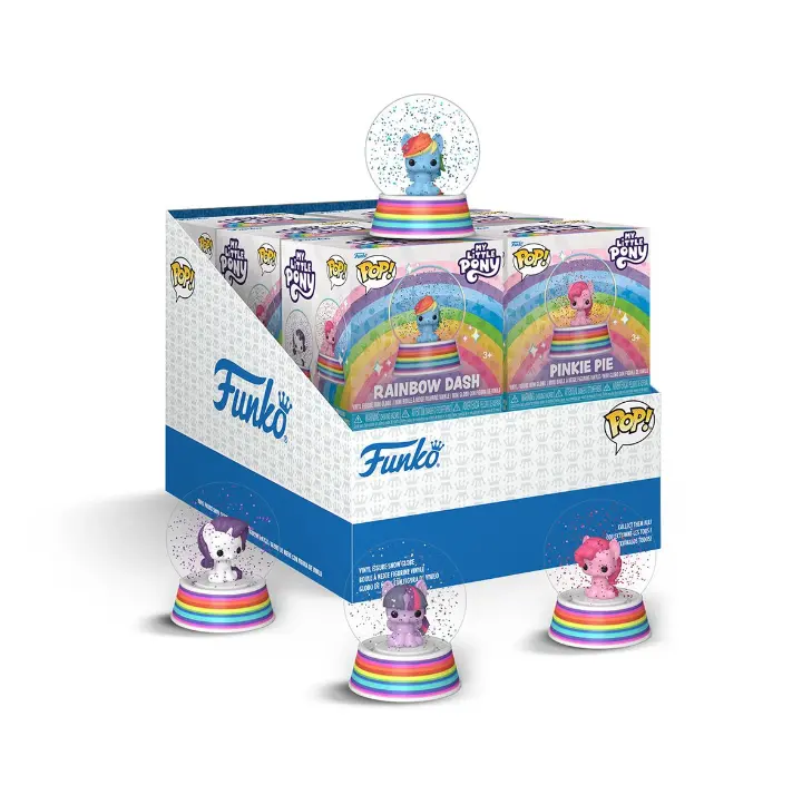 My Little Pony Mini Glitter Globes Snowglobe Figurine Display