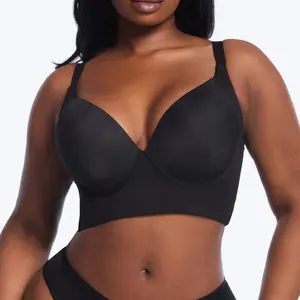 Women's plus size bras, Large cup size, comfortable, slimming and anti-sagging! Prevent back accumulation